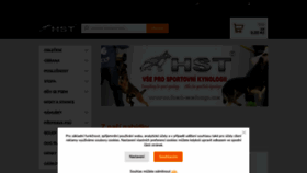 What Hst-eshop.cz website looks like in 2024 