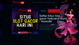 What Horas88.com website looks like in 2024 