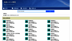 What Haigangzhaopin.com website looks like in 2024 