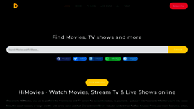 What Himovies.store website looked like in 2024 (1 year ago)