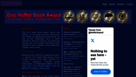 What Hofferaward.com website looked like in 2024 (1 year ago)