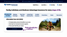 What Healthinsurance.com website looks like in 2024 