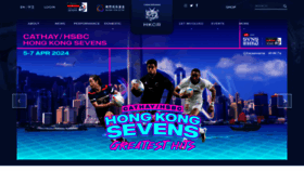 What Hkrugby.com website looks like in 2024 