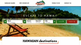 What Hawaiianbeachrentals.com website looks like in 2024 
