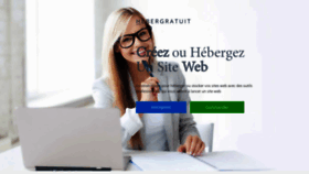 What Hebergratuit.com website looks like in 2024 