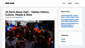 What Hpnhaiti.com website looks like in 2024 