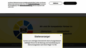 What Huf-atemschutz.de website looks like in 2024 