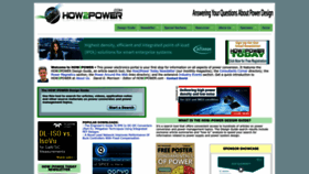 What How2power.org website looks like in 2024 
