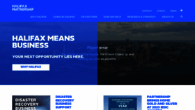 What Halifaxpartnership.com website looks like in 2024 
