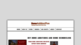 What Homeadditionplus.com website looks like in 2024 