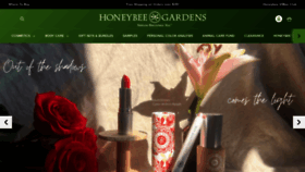 What Honeybeegardens.com website looks like in 2024 