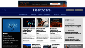 What Healthcareglobal.com website looks like in 2024 