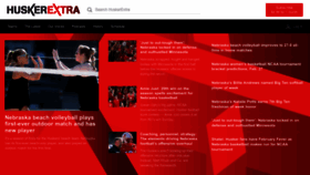 What Huskerextra.com website looks like in 2024 