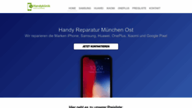 What Handy-reparatur-muenchen.de website looks like in 2024 