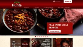 What Hunts.com website looked like in 2024 (1 year ago)