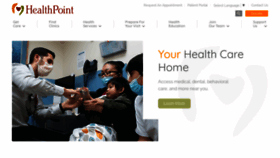 What Healthpointchc.org website looks like in 2024 
