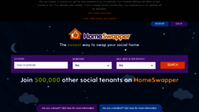 What Homeswapper.co.uk website looks like in 2024 