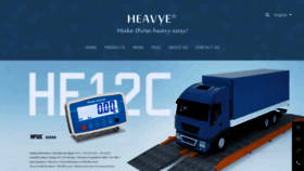 What Heavye.com website looks like in 2024 