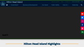 What Hiltonheadislandsc.gov website looks like in 2024 