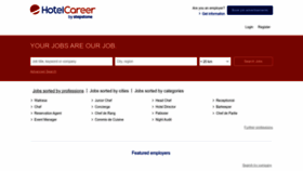 What Hotelcareer.com website looks like in 2024 
