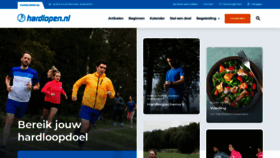What Hardlopen.nl website looks like in 2024 
