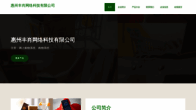 What Hzfengxiao.com website looks like in 2024 