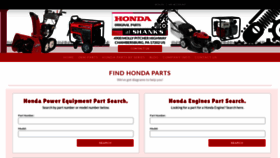 What Hondalawnparts.com website looks like in 2024 