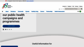 What Hpb.gov.sg website looks like in 2024 
