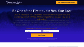 What Healyourlife.com website looks like in 2024 