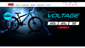 What Herocycles.com website looks like in 2024 
