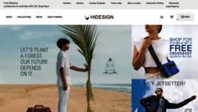 What Hidesign.com website looks like in 2024 