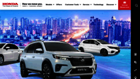 What Hondaphil.com website looks like in 2024 