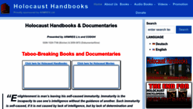 What Holocausthandbooks.com website looks like in 2024 