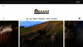 What Horseequipment.eu website looks like in 2024 