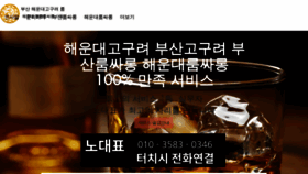 What Haeundae-goguryeo.com website looks like in 2024 
