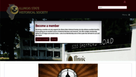 What Historyillinois.org website looks like in 2024 
