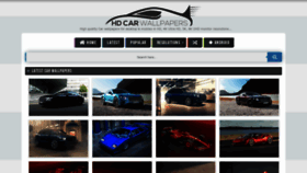 What Hdcarwallpapers.com website looks like in 2024 