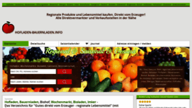 What Hofladen-bauernladen.info website looks like in 2024 