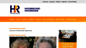 What Hoornradio.nl website looks like in 2024 