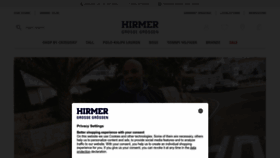 What Hirmer-grosse-groessen.de website looks like in 2024 