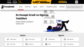What Hesapkurdu.com website looks like in 2024 