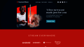 What Haystack.tv website looked like in 2024 (1 year ago)