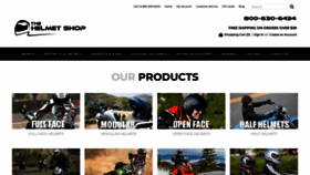 What Helmetshop.com website looks like in 2024 