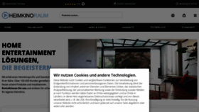 What Heimkinoraum.de website looks like in 2024 