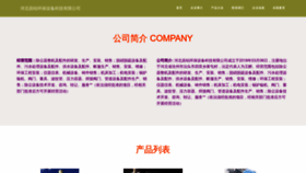 What Hengchanghb168.com website looks like in 2024 