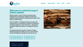 What Hotyoga.co.nz website looks like in 2024 