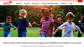 What Healthiergeneration.org website looks like in 2024 