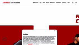 What Hondacarindia.com website looks like in 2024 