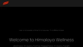 What Himalayawellness.com website looks like in 2024 