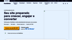 What Hostgator.com.br website looks like in 2024 